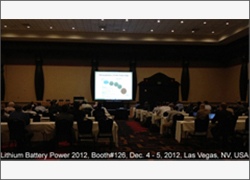 科晶聯盟-美國MTI參加美國 2012 鋰電討論會  Lithium Battery Power 2012, Booth#126, Dec. 4 - 5, 2012, Las Vegas, NV, USA